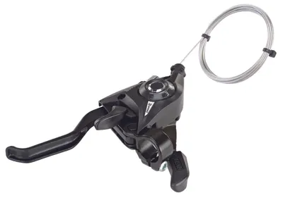 Produktbild von Shimano Brems-/Schalthebel-Rapid-Fire, 3-fach, mit Ganganzeige, für V-Bremse, links; 5384