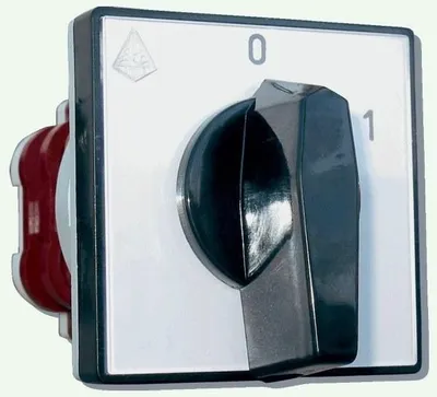 Zdjęcie produktu dla Łącznik krzywkowy 0-1 2P 10A do montażu podtynkowego 4G10-91-U 63-840393-011