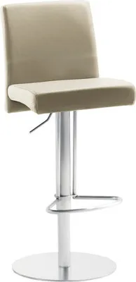 Produktbild von Barstuhl Mayer Sitzmöbel 1243 42 x 49 x 83 cm Edelstahl/taupe