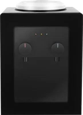 Produktbild von Wasserspender - Tischgerät - Heiß & Kalt - Top-Loading 19 l (5 Gallonen) - Leistung 550 W Heizen, 75 W Kühlen - Innenbehälter aus Edelstahl - Schwarz