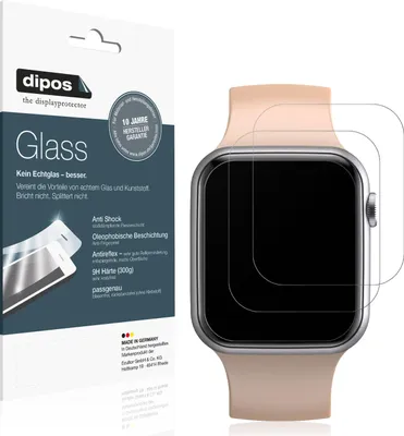 Produktbild von 2x Schutzfolie für Fireboltt Ring matt - Anti-Shock 9H Folie dipos Glass Kunststoffglas