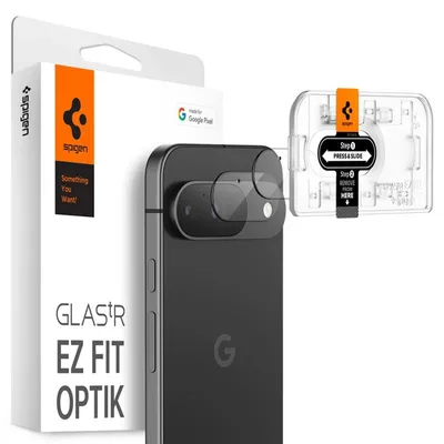 Obrázok produktu pre Spigen GLAS.tR EZ Fit Optik, Google, Google Pixel 9 (2024), Prachuodolný, Odolné proti poškriabaniu, Priehľadná, 2 kusov