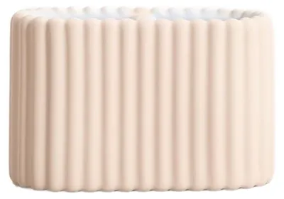 Produktbild von HOMLA Badezimmerbecher SOLVANI beige 13,9x6,7x8,8 cm