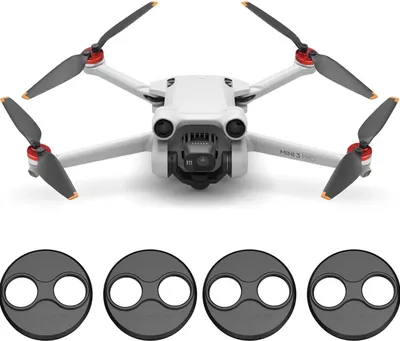 Immagine prodotto di Coperture e cappucci motore per DJI Mavic Mini / 2 / SE / 3 / 3 PRO / 4 PRO - Nero