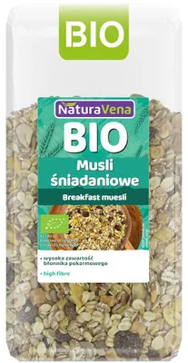 MUSLI ŚNIADANIOWE BIO 300 g - NATURAVENA