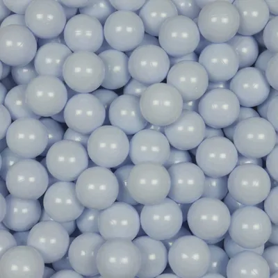 Produktbild von Bälle für Bällebad 7cm 500 Stück – babyblaue Perle