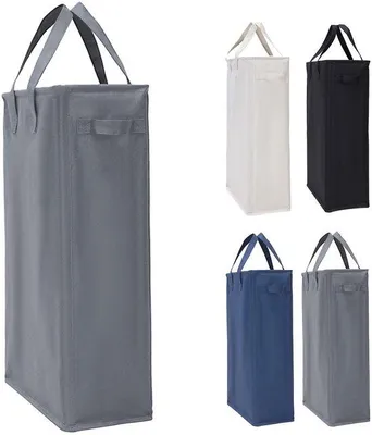 Produktbild von Wäschesammler 45 Liter - Klappbarer Wäschekorb - Atmungsaktive Wäschetasche - Tragegriffe - Schmaler Wäschesammler - Platzsparendes Design - Wäschebeutel