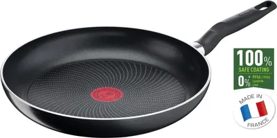 Produktbild von Tefal Start'easy C26704, Rund, Allzweckpfanne, Schwarz, Titan, Aluminium, Thermo-Punkt