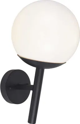 Image de V-TAC Lampe murale d'extérieur - Support E27 - IP44 - Noir mat