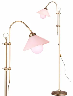 Produktbild von RGB LED Stehlampe, Fußschalter, Metall, Glas, H 145-170 cm