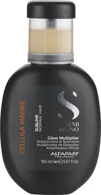 Produktbild von ALFAPARF Milano Cellula Madre Glow Multiplier, Haarkonzentrat, Frauen, 150 ml, Glanz, AQUA (WATER), PROPYLENE GLYCOL, GLYCERIN, DIMETHICONE PEG-8 MEADOWFOAMATE, PEG-40 HYDROGENATED..., 1 Stück(e)