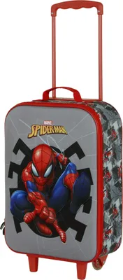 Obrázek produktu pro Karactermania Marvel Spiderman Měkký kufr na kolečkách Grey Grey Jedna velikost