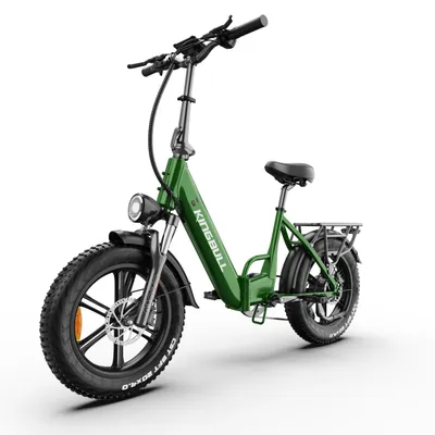 Produktbild von Literider 2.0 faltbares Fatbike‑Elektrofahrrad, 25 km/h, 48V 13,5Ah abnehmbarer Akku, All‑Terrain‑Reifen, hydraulische Scheibenbremsen, max. 120 kg