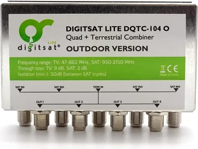 Immagine prodotto di RTV-SAT-Combinatore X4 Digitsat DQTC-104 Est.