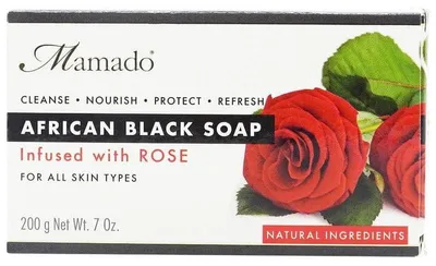 Obrázok produktu pre Mamado Africké čierne mydlo Rose 200gr.