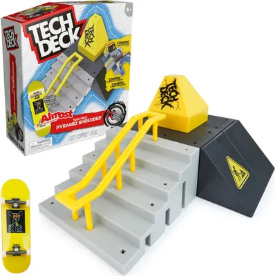Produktbild von Tech Deck , X-Connect Rampe - Starterset mit authentischem Fingerboard und Zubehör (Sortierung, Zufallsauswahl), Griffbrett-Set, 6 Jahr(e)