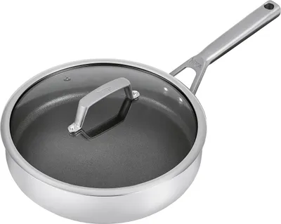 Produktbild von Ninja C60126DE, Rund, Allzweckpfanne, Schwarz, Edelstahl, 260 °C, Edelstahl, Keramik, Elektro, Gas, Induktion