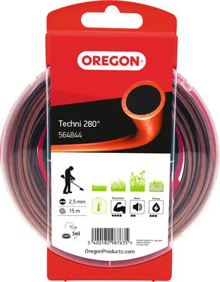 Produktbild von Trimmerfaden Oregon Techni 280° 2,5 mm x 15 m, nylon