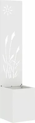 Produktbild von vidaXL Garten Sichtschutz-Leinwand Weiß 32 x 32 x 150 cm