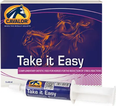 Produktbild von Cavalor Take it Easy 6x 60ml bei Stresssituationen Beruhigung Nervosität Paste Pferd