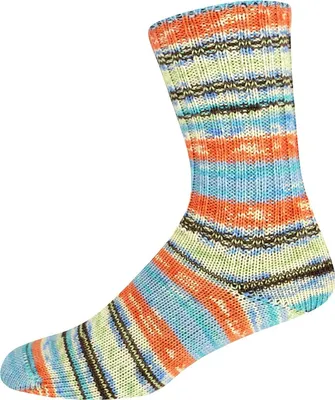 Produktbild von ONline Garne Sort. 363 Alpaka Color 4-fädig Sockenwolle 100g 15% Alpaka 3014