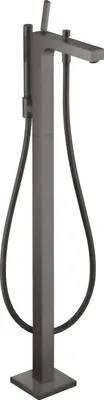 Produktbild von Fertigmontageset AXOR CITTERIO f Einhebel-Wannenm. bodenst bru bl chr brushed black chrome