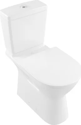 Image de Villeroy & Boch WC au sol Vita O.NOVO profond, 360 x 710 mm, sans rebord, DirectFlush blanc AntiBac