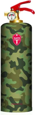 Produktbild von Safe-T ABC-Design-Feuerlöscher 1 kg, Motiv Army
