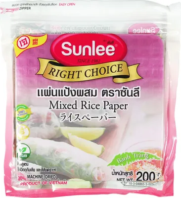 Produktbild von Sunlee Reispapier Mix 16cm 200g