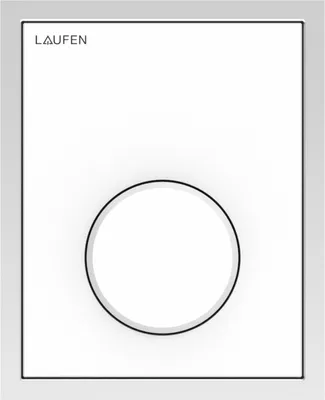 Produktbild von LAUFEN H9091060000001 INEO Betätigungsplatte AU106 107x132
