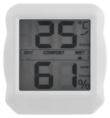 Image de Mini thermomètre hygromètre électrique, affichage numérique, appareil de mesure de la température et de l'humidité magnétique pour la maison