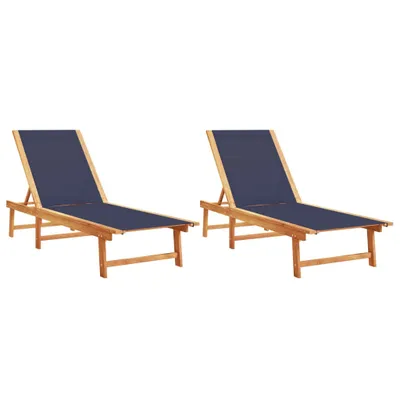 Zdjęcie produktu dla VidaXL 3279250, Lounge, Obite siedzisko, Drewno akacjowe, Tkanina, 110 kg, 2000 mm, 660 mm