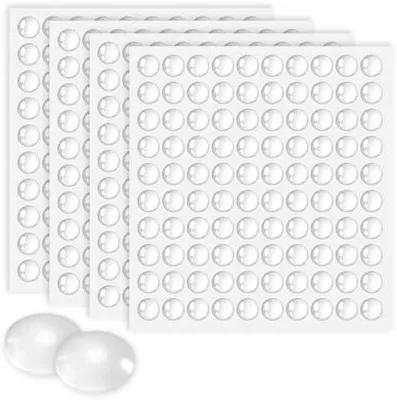 Produktbild von Gummipuffer Selbstklebend 6mm 400 STK Gummifüße Anschlagpuffer Gummistopper Selbstklebend Elastikpuffer Türpuffer Transparent für Schränke