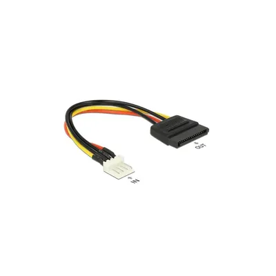 Produktbild von DeLOCK 0.15m SATA 15p / 4p, 0,15 m, SATA 15-Pin, 4-pin PWM, Männlich, Männlich, Gerade