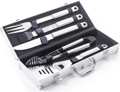 Immagine prodotto di G21 G21 Set di utensili per grigliare 5 pezzi, valigetta in alluminio G21-635392