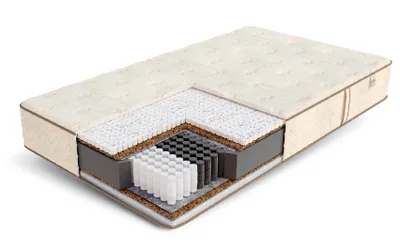 Produktbild von Matratze 180x200 cm SENTIMO Premium 7 Zonen H3 H4 Multipocket Latex Visco Höhe ca. 20 cm, KI-generiertes Bild