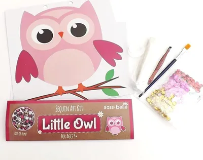 Produktbild von Sass & Belle Kleines Bastelset Eule