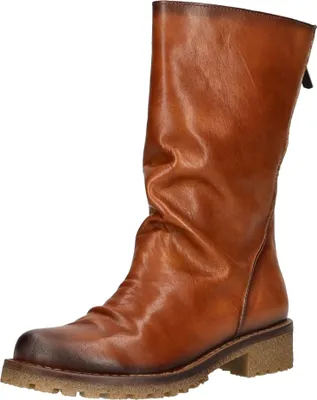 Produktbild von FELMINI CASTER D609 Stiefel aus Vintage-Leder mit Falten und Reißverschluss hinten