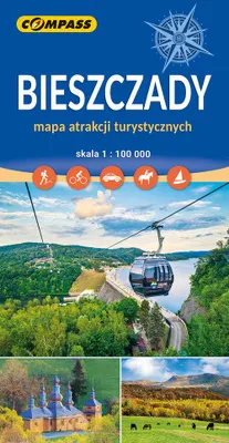 Zdjęcie produktu dla Bieszczady mapa atrakcji turystycznych 1:100 000