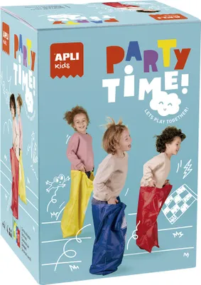 Productafbeelding van APLI kids 19561 APLI Kids Set van kinder springzakken - FEESTTIJD