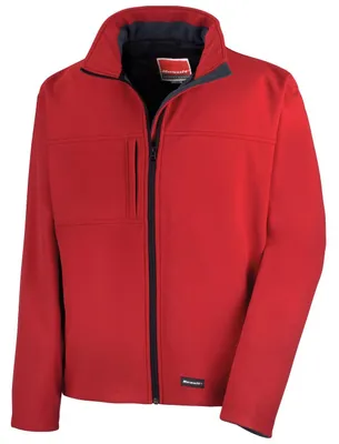 Image de Veste softshell pour homme / veste multifonctionnelle, 3 couches, imperméable, respirante FK571 (L) (rouge)