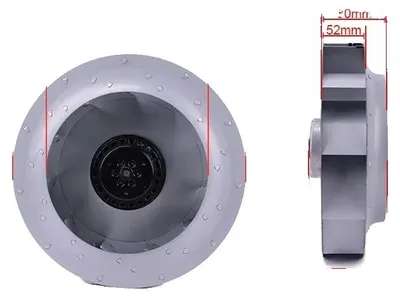 Produktbild von Turbo-Zentrifugalgebläse, leiser Betrieb, Kompatibilität mit HVAC-Systemen, 280FLW2-260W