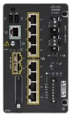 Immagine prodotto di Cisco Catalyst IE-3300-8T2S-A, gestito, L2, Gigabit Ethernet (10/100/1000), montaggio a rack