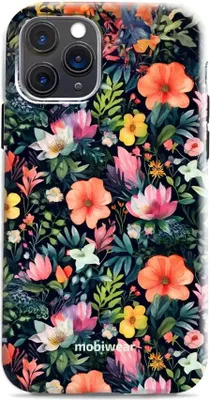 Produktbild von Handyhülle für iPhone 11 Pro, Mobiwear Elite Pro, Bunt-Blumig