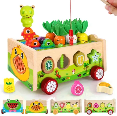 Immagine prodotto di Giocattoli Montessori, dai 1 anno - 1 cubo per lo sviluppo motorio
