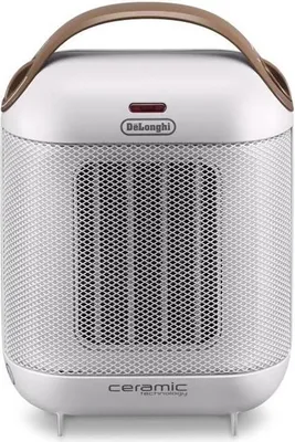 Produktbild von Keramik Heizlüfter DELONGHI HFX30C18, Mobil, 2 Leistungsstufen, Ventilator, Elfenbein Weiß