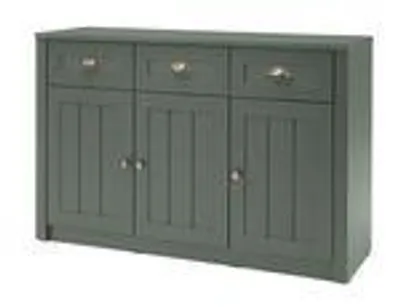 Produktbild von Ascot Sideboard Kommode Anrichte 130x43x86cm grün Landhaus