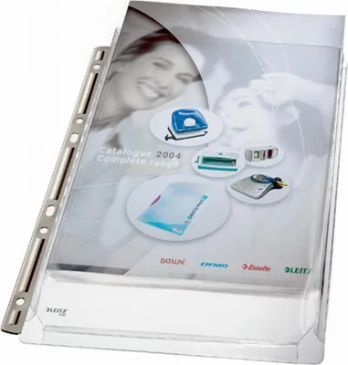 Obrázok produktu pre Esselte Leitz Prospekthüllen A4 PVC 4755-30-03, 3 Stück