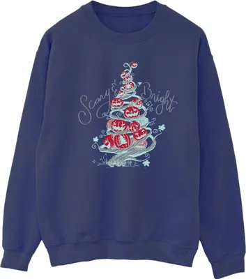 Produktbild von Disney - "The Nightmare Before Christmas" Sweatshirt für Damen BI32002 (4XL) (Marineblau)