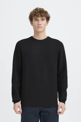 Image de Casual Friday CFTHEO - Pull en maille fine pour homme, mélange de coton, coupe classique